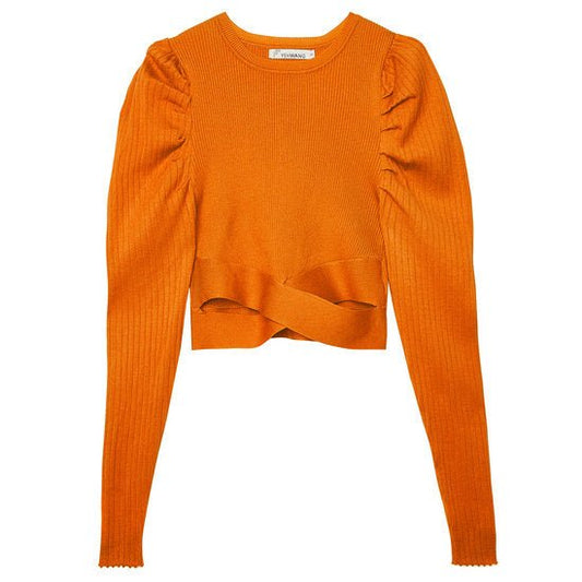 Crop top cross - Oranje (M) - Medase