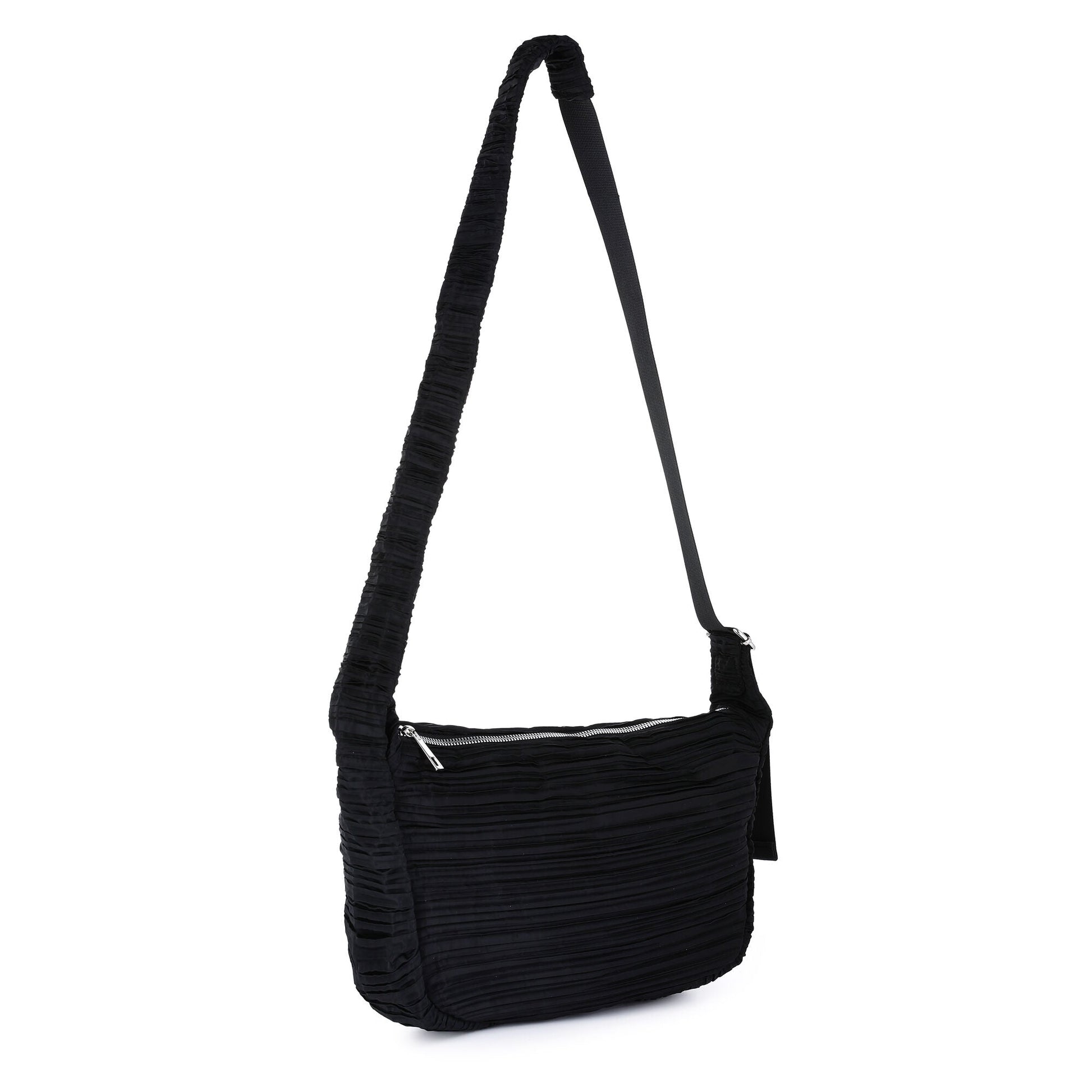 Crossbody Tas Geplooide Textuur - Schoudertas 30x25x8cm - Medase