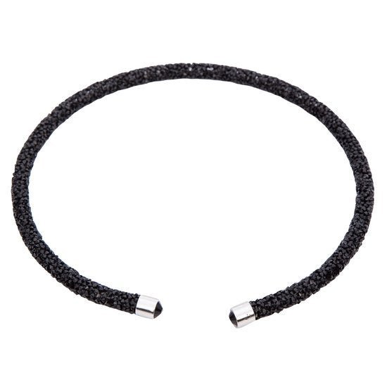 Crystaldust ketting - Zwart - Medase