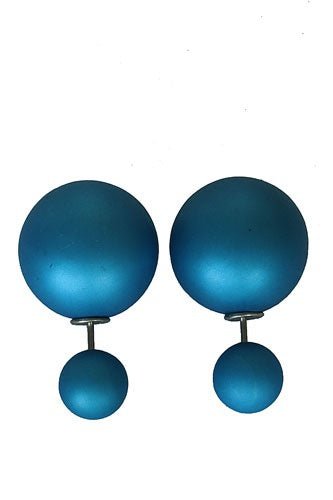 Double dots mat blauw - Medase