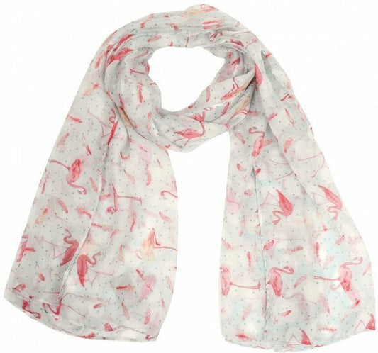 Dunne sjaal flamingo - Groen - Medase