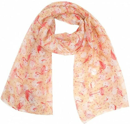 Dunne sjaal flamingo - Oranje - Medase