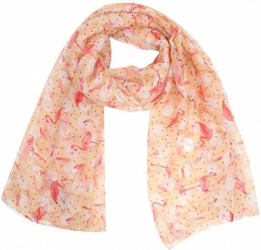 Dunne sjaal flamingo - Oranje - Medase