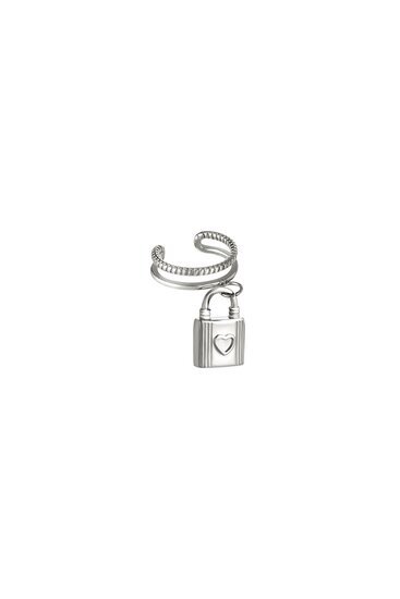 Earcuff lock - Zilver - Medase