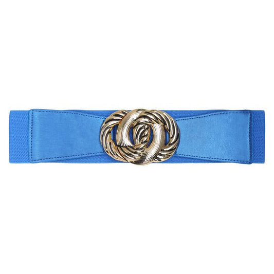 elastische taille riem - Blauw / Maat S/M - Medase