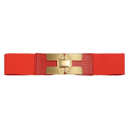 elastische taille riem - Rood/ Maat S/M - Medase