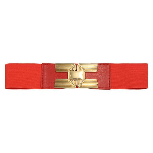 elastische taille riem - Rood/ Maat S/M - Medase