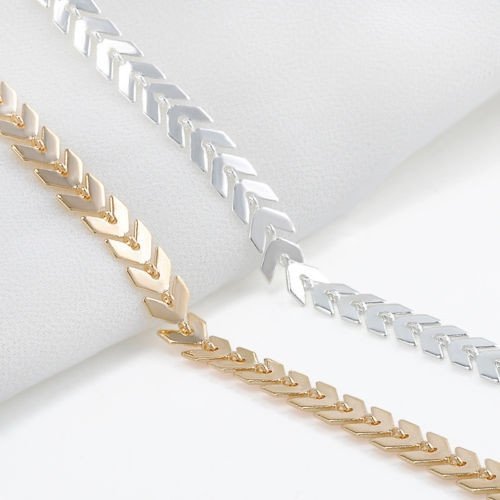 Enkelbandje chevron - Zilver - Medase