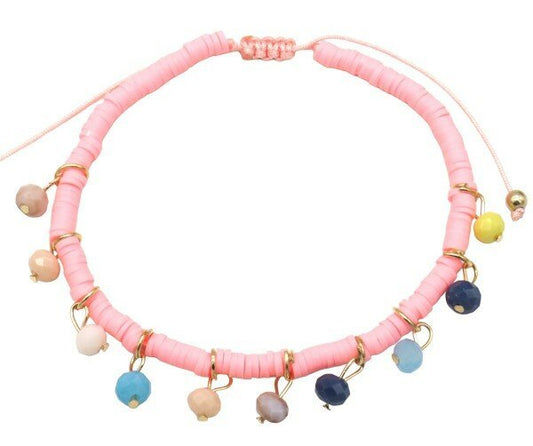 Enkelbandje pink babe - Medase