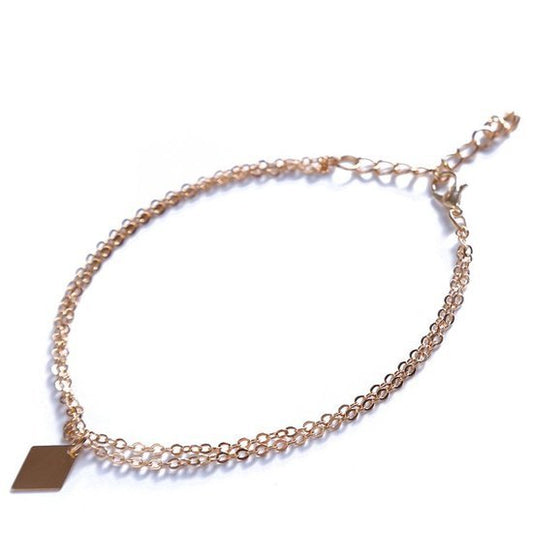 Enkelbandje wiebertje - Goud - Medase