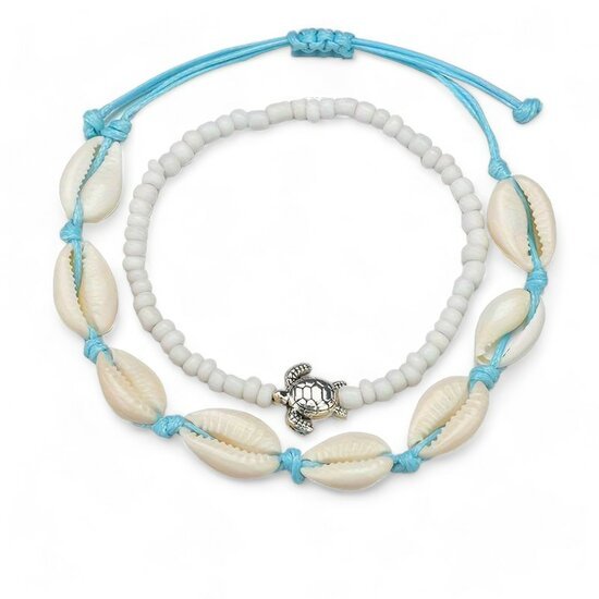 enkelbandjes set sea turtle - Medase