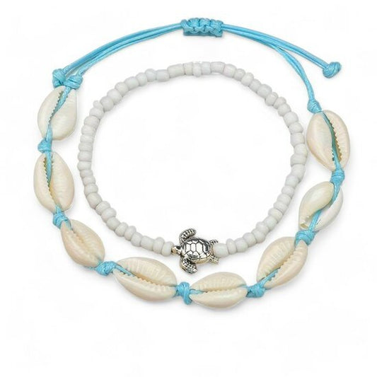 enkelbandjes set sea turtle - Medase