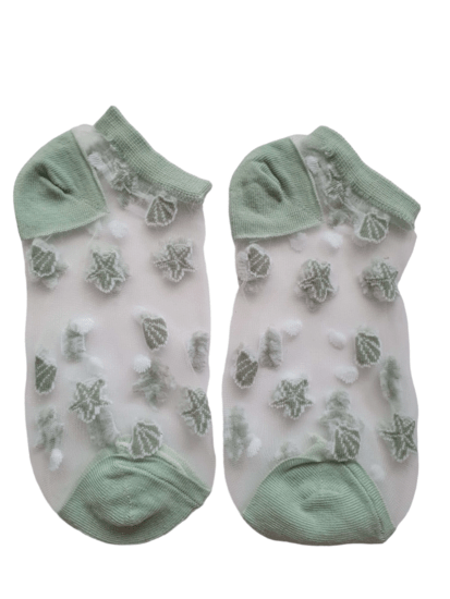 EnkelSokken ocean - Groen/wit - Medase