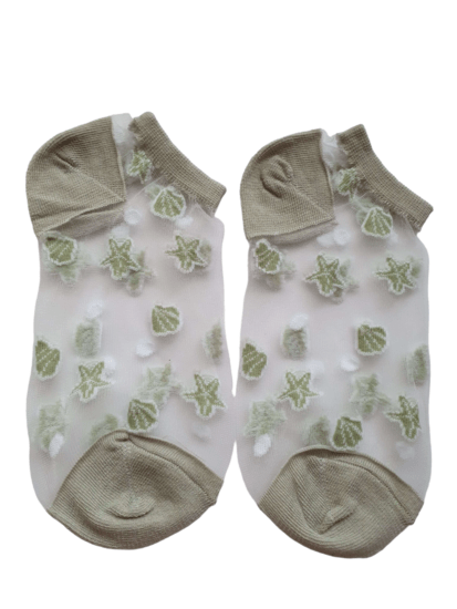 EnkelSokken ocean - Oud Groen/wit - Medase