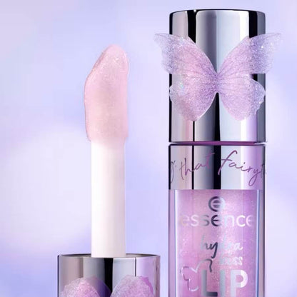essence Hydra Kiss Lip Oil 108 Liquid Fairydust met applicator