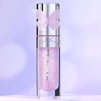 Geopende essence Hydra Kiss Lip Oil 108 met vlinderdop