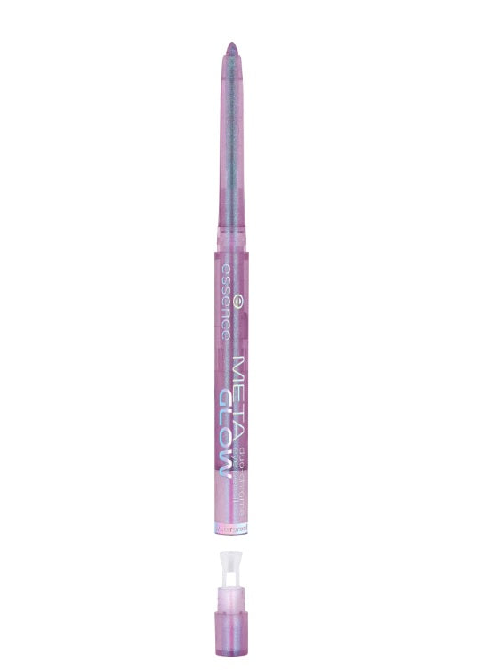 Essence Metal Glam oogpotlood 02 Chromefinity product metallic glanzend eyeliner