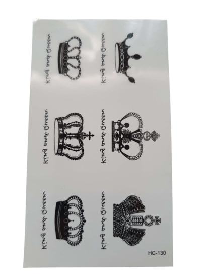 Flash tattoo kroon - Medase