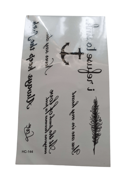 Flash tattoo tekst - Medase
