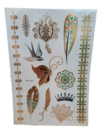Flash tattoos AB 064 Goud/Zilver - Medase
