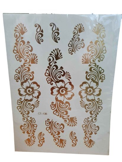 Flash tattoos CT 136 Goud - Medase