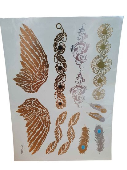 Flash tattoos CT 202 Goud/Zilver - Medase