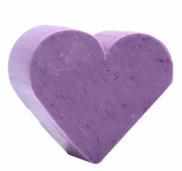 Gastenzeepje hart - Lavendel - Medase