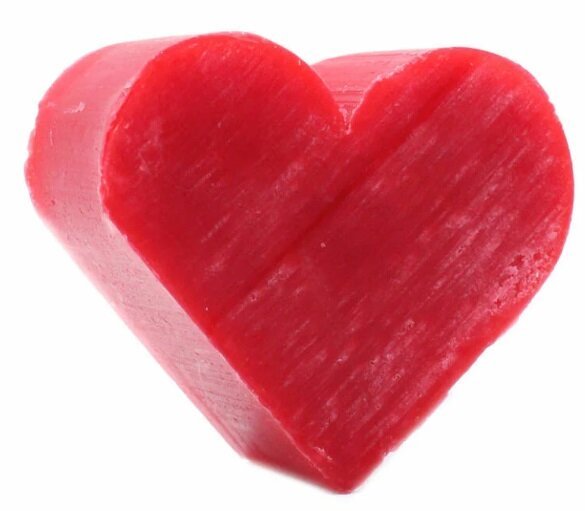 Gastenzeepje hart - Raspberry. - Medase