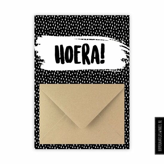 Geldkaart "hoera" - Medase