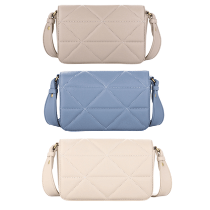 Gewatteerde Crossbody Tas - Schoudertas Quilted - Div Kleuren - Medase