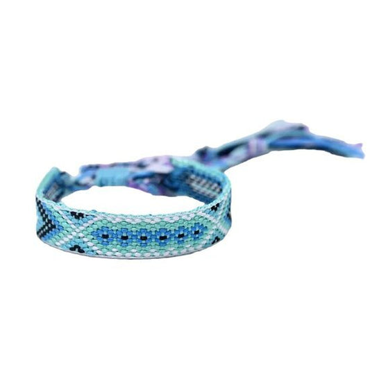 Geweven armband - Blauw - Medase