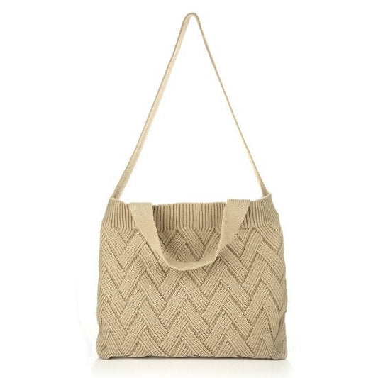 Gewoven shopper - Khaki - Medase