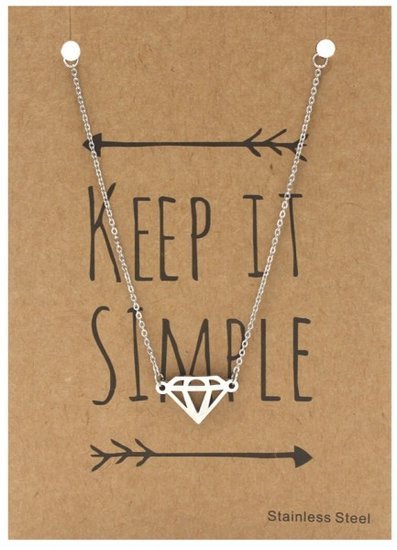 Giftcard met ketting - Diamond - Medase