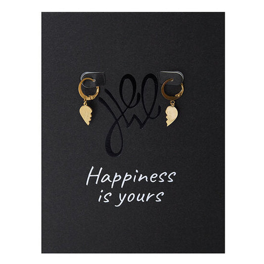 Giftcard Stainless steel oorbellen - Girls girls girls - Goud - Medase