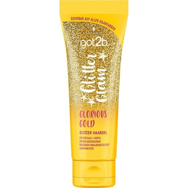 Got2b Hair glitter gel - Goud - Medase