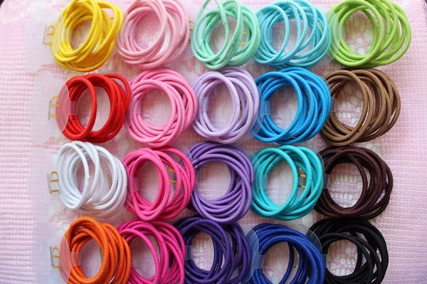 Haar elastieken 10 stuk - Div. Kleuren - Medase