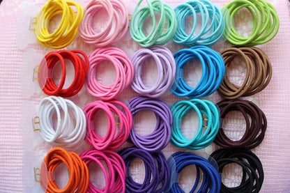 Haar elastieken 10 stuk - Div. Kleuren - Medase
