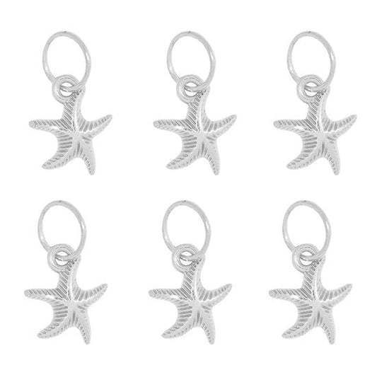 Haar Piercings zeester - Zilver - Medase