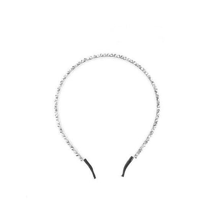 Haarband kristal kralen - Wit - Medase