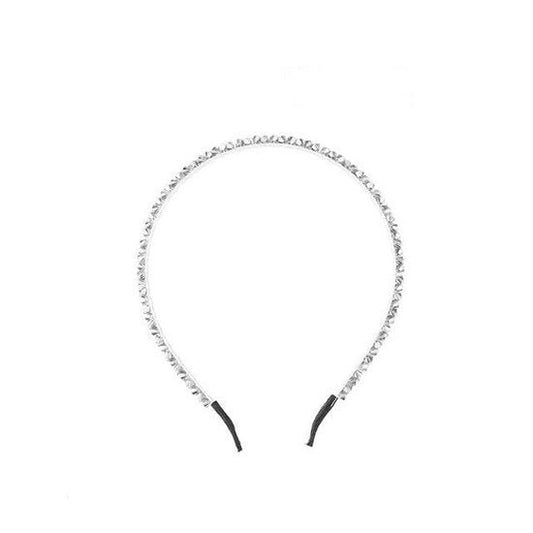 Haarband kristal kralen - Wit - Medase