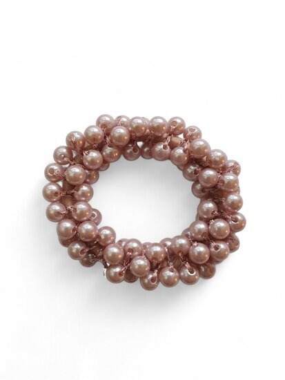 Haarelastiek pearls - Lila - Medase