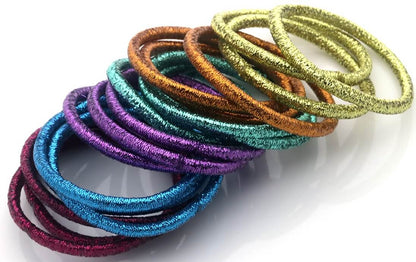 Haarelastieken set 18 stuks  zacht geen haarbreuk