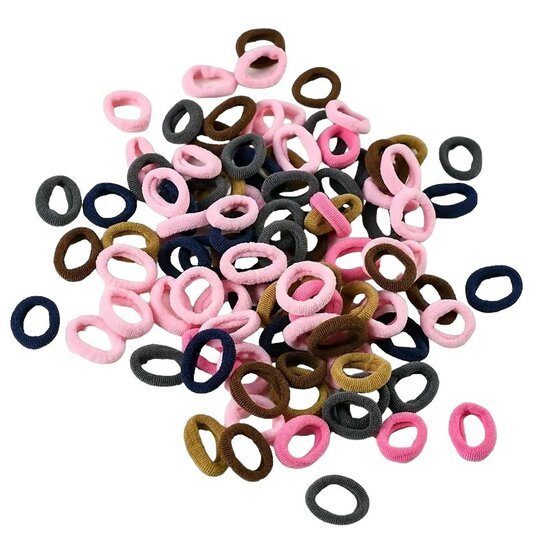 Haarelastiekjes tricot set/100 - Medase