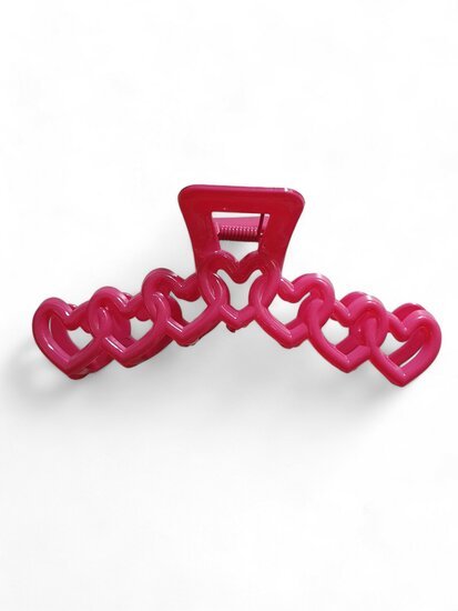Haarklem hearts - Roze - Medase