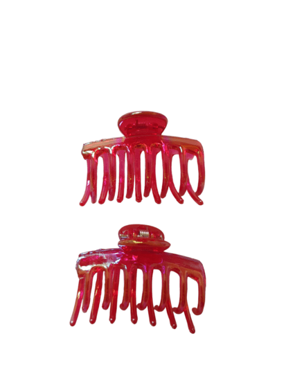 Haarklem set/2 - Hard roze - Medase