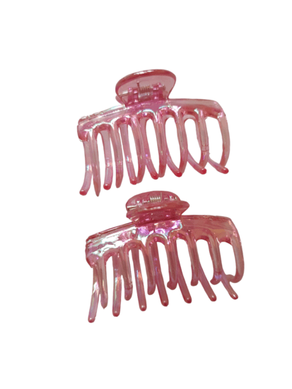 Haarklem set/2 - Licht roze - Medase