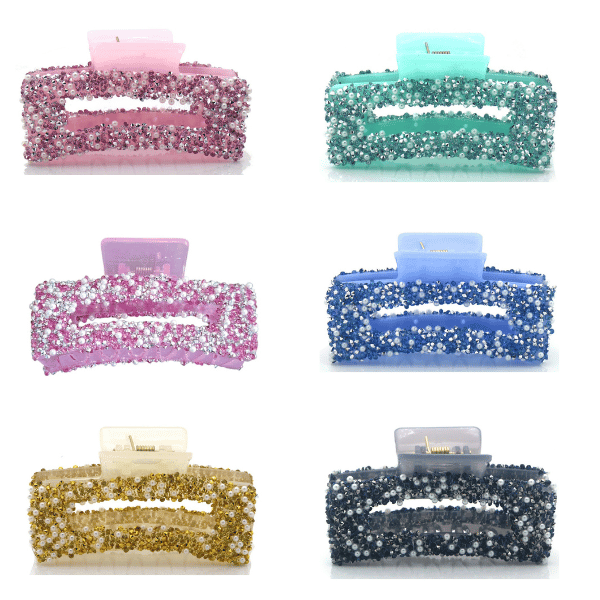 Haarklem Strass Parels - Luxe Haarclip Glitter - Div kleuren - Medase