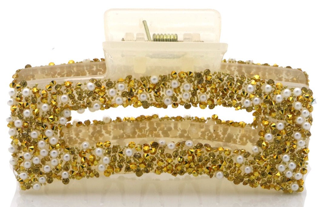 Haarklem Strass Parels - Luxe Haarclip Glitter - Div kleuren - Medase