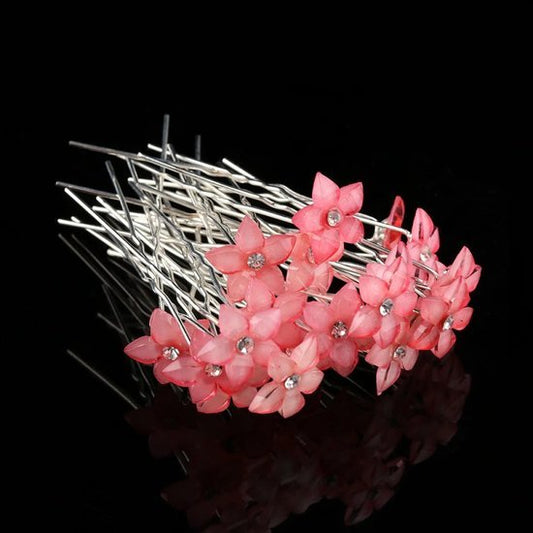 Haarpin bloem - roze - Medase