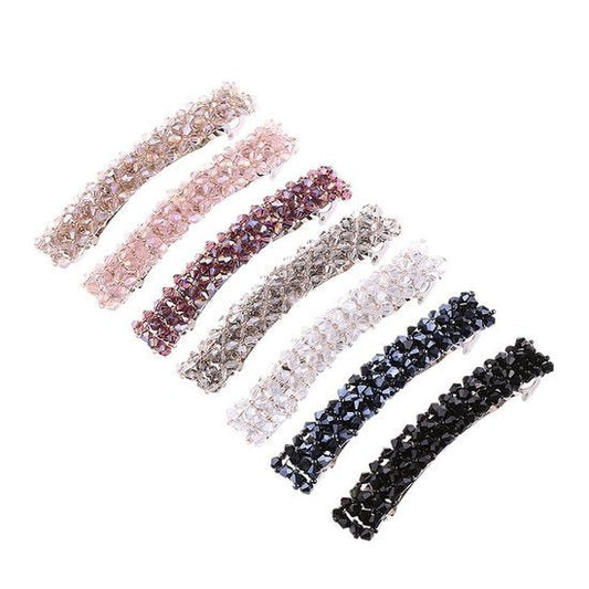 Haarspeld met kleine kristal kralen - Diverse kleuren - Medase